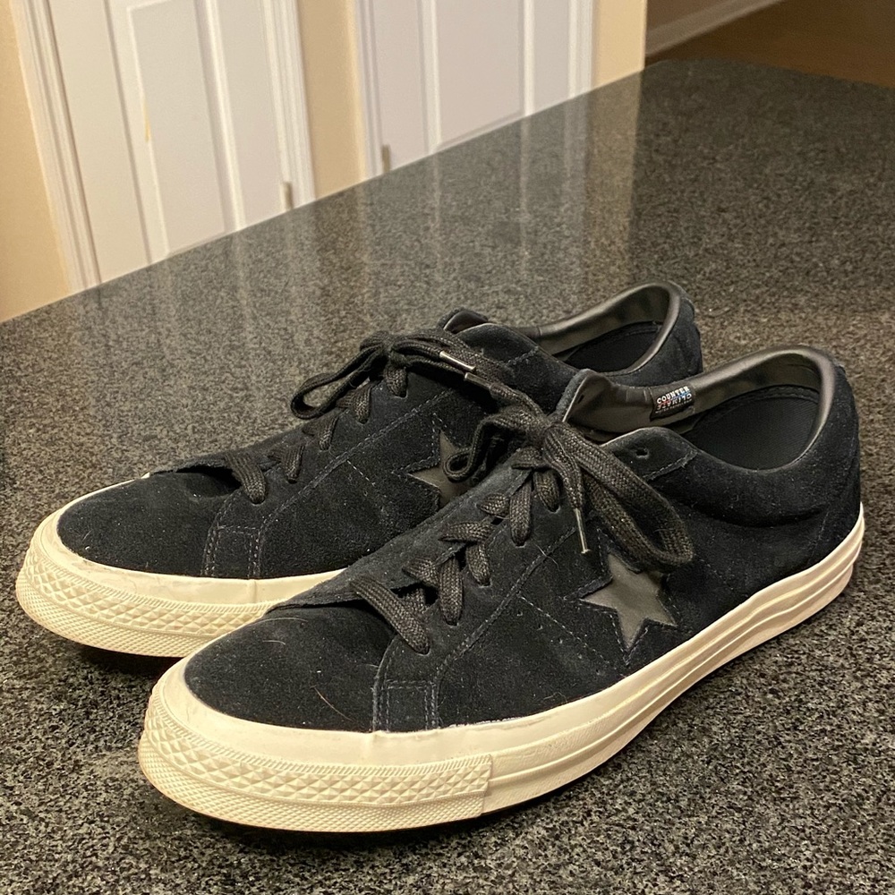 Converse One Star Counter Climate Black Suede